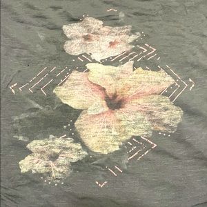 Hollister crop top floral